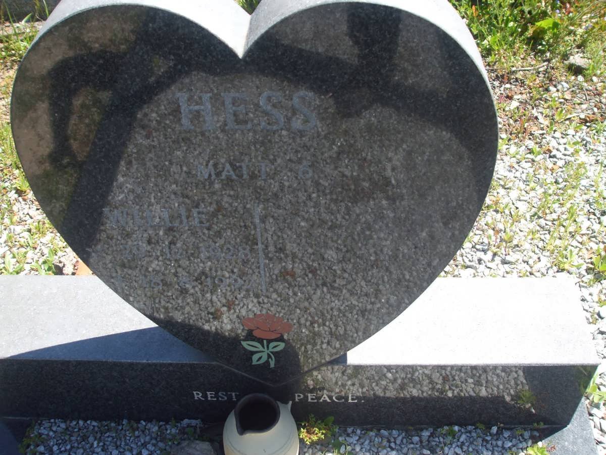 HESS Matt? Willie ? 1928-