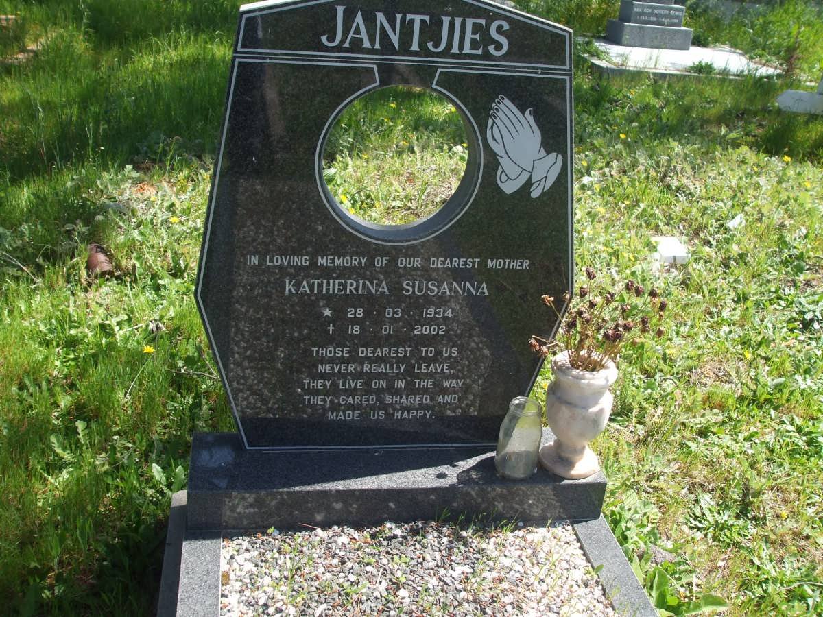 JANTJIES Katherina Susanna 1934-2002