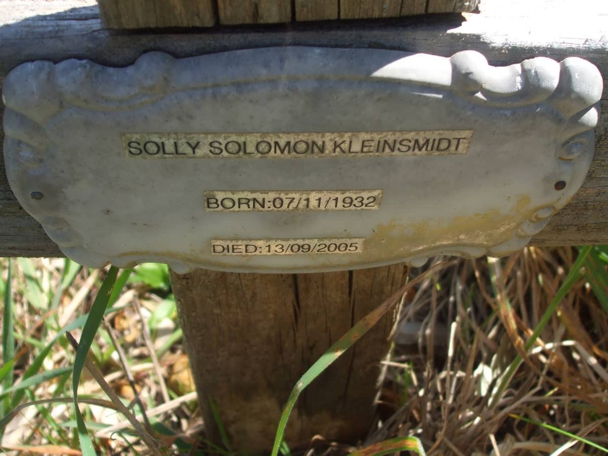 KLEINSMIDT Solly Solomon 1932-2005