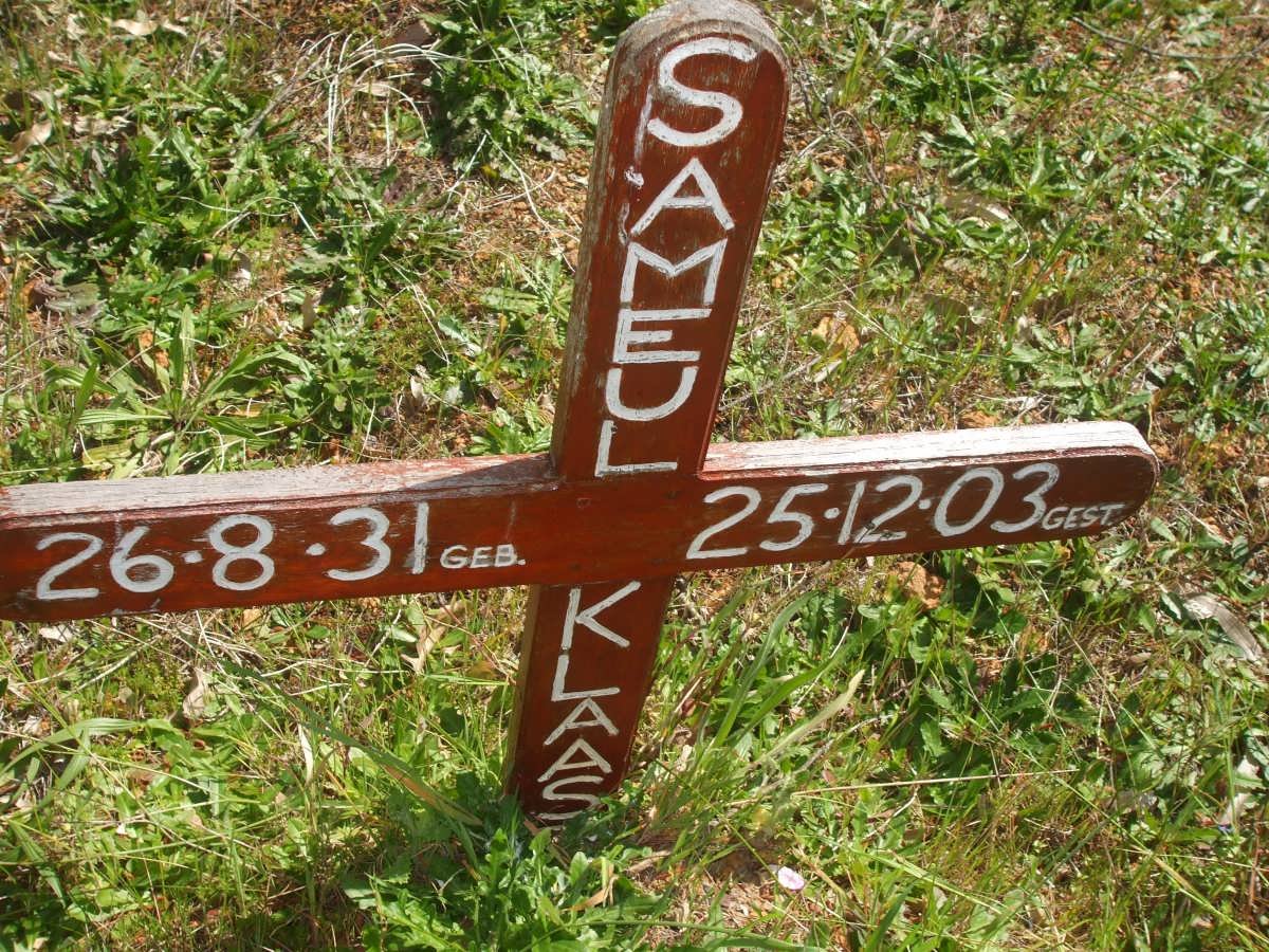 KLAAS Sameul 1931-2003
