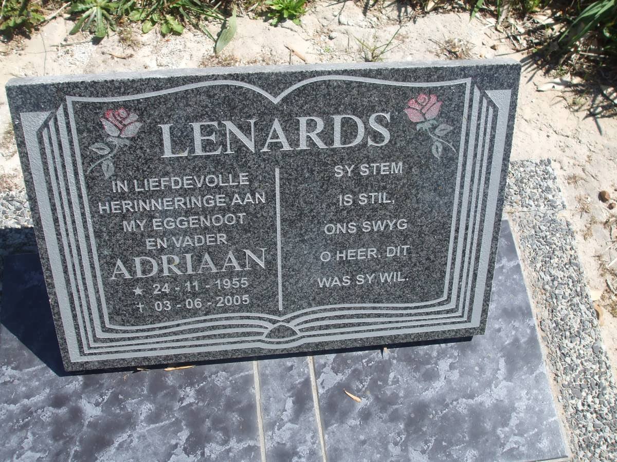 LENARDS Adriaan 1955-2005