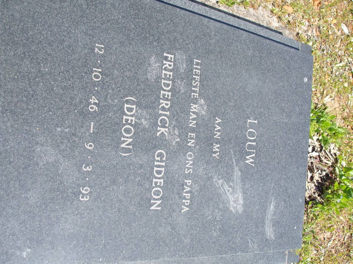 LOUW Frederick Gideon 46-93