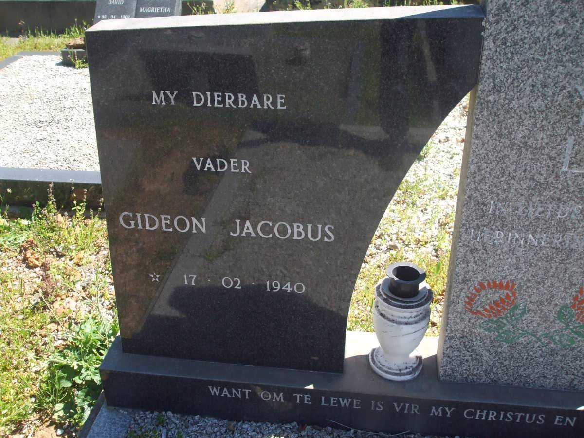 LOMBARD Gideon Jacobus 1940-