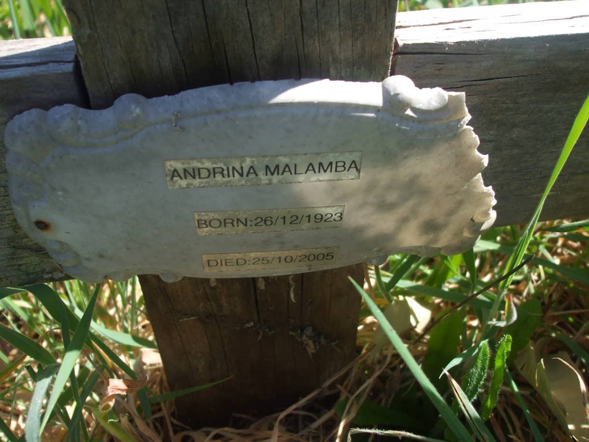 MALAMBA Andrina 1923-2005