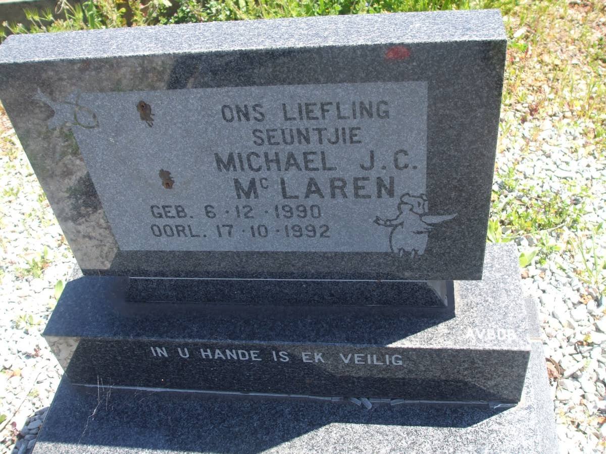 McCLAREN Michael J.C. 1990-1992