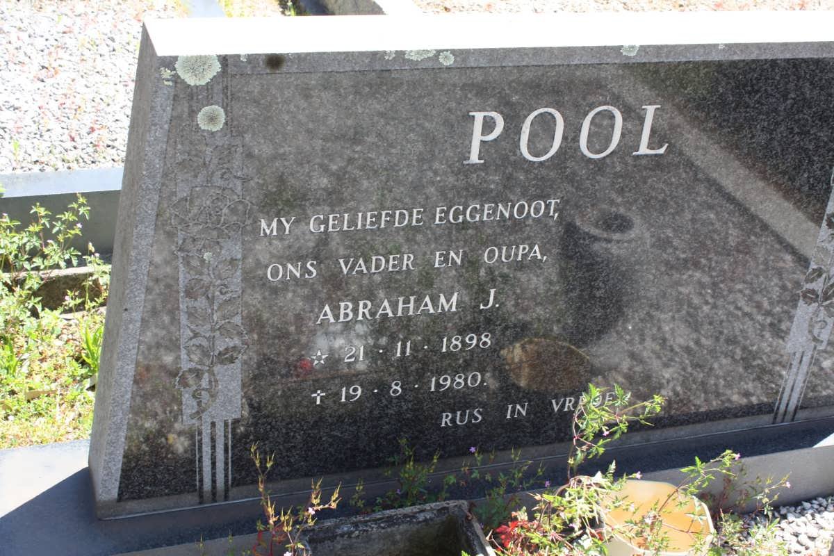 POOL Abraham J. 1898-1980
