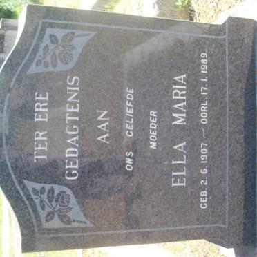PREEZ Ella Maria, du 1907-1989