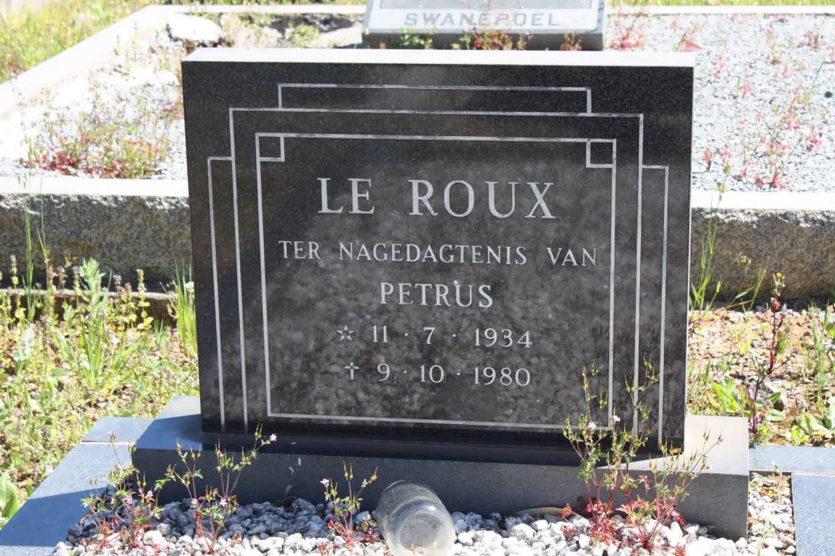 ROUX Petrus, le 1934-1980
