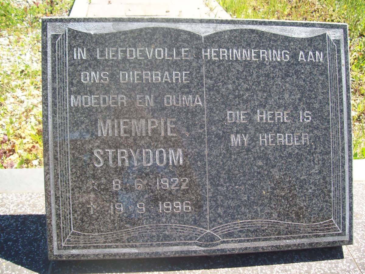 STRYDOM Miempie 1922-1996