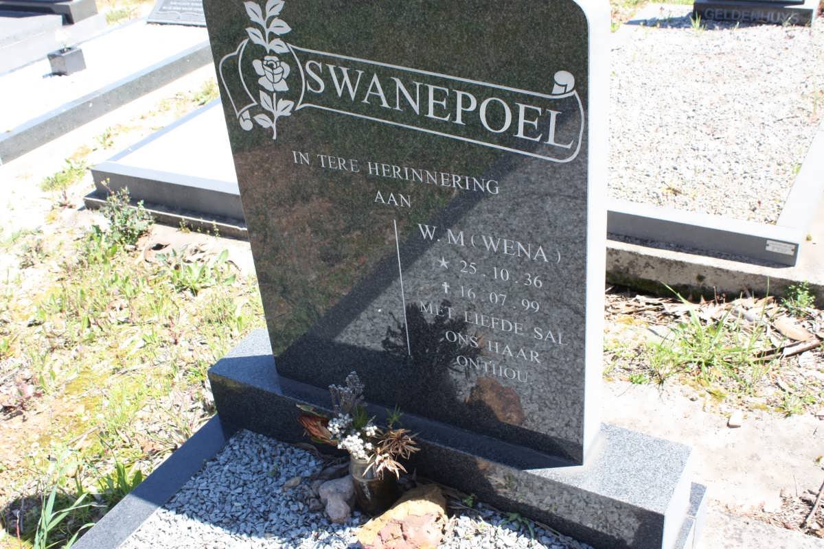 SWANEPOEL W.M. 1936-1999