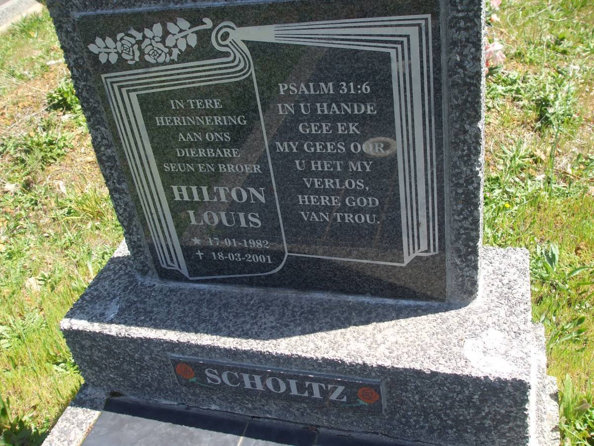 SCHOLTZ Hilton Louis 1982-2001