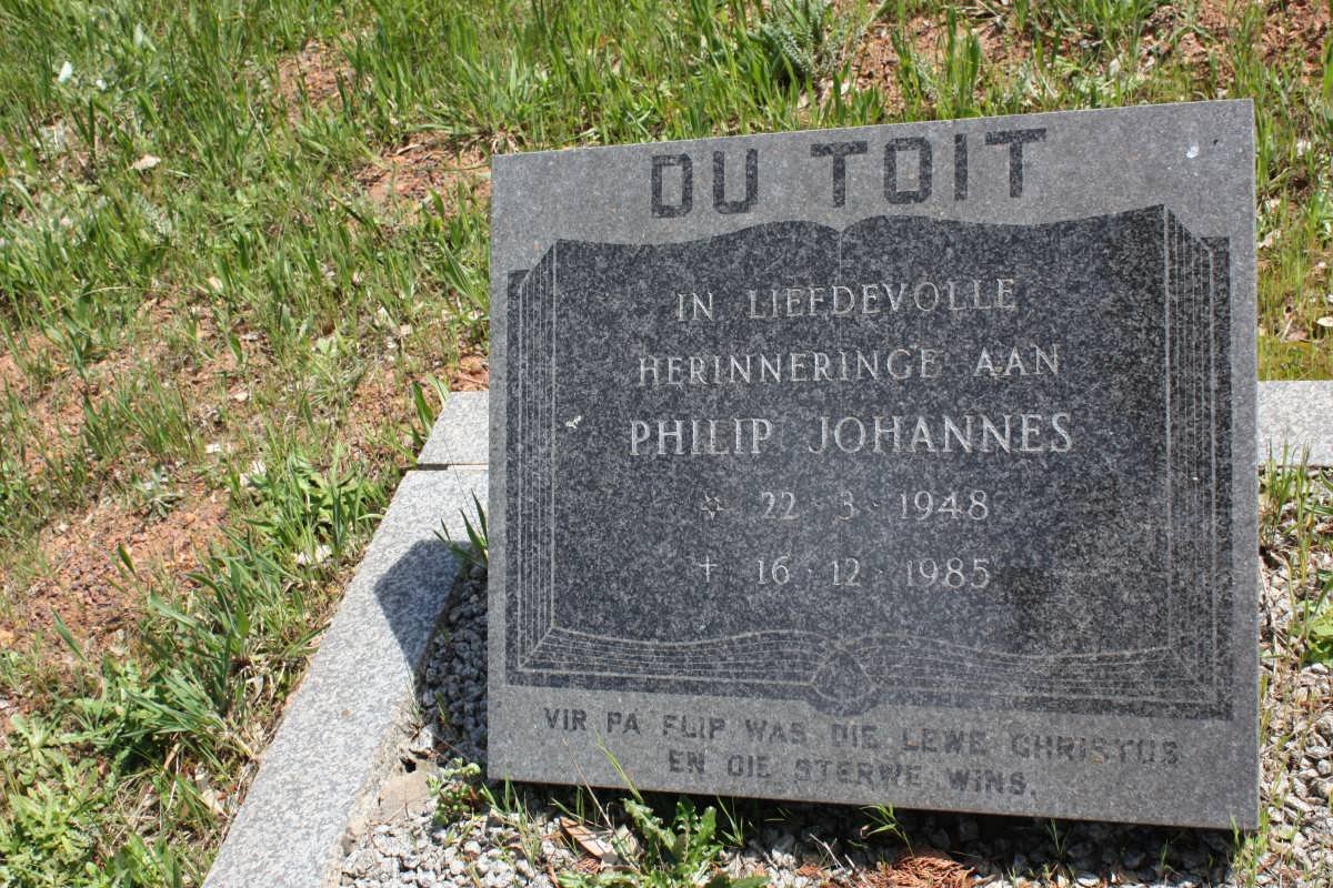 TOIT Philip Johannes, du 1948-1985