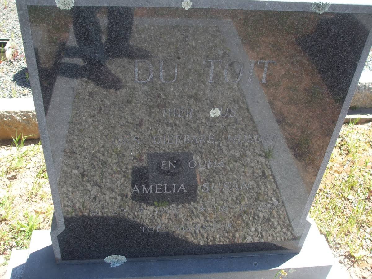 TOIT Amelia Susan, du ?-?