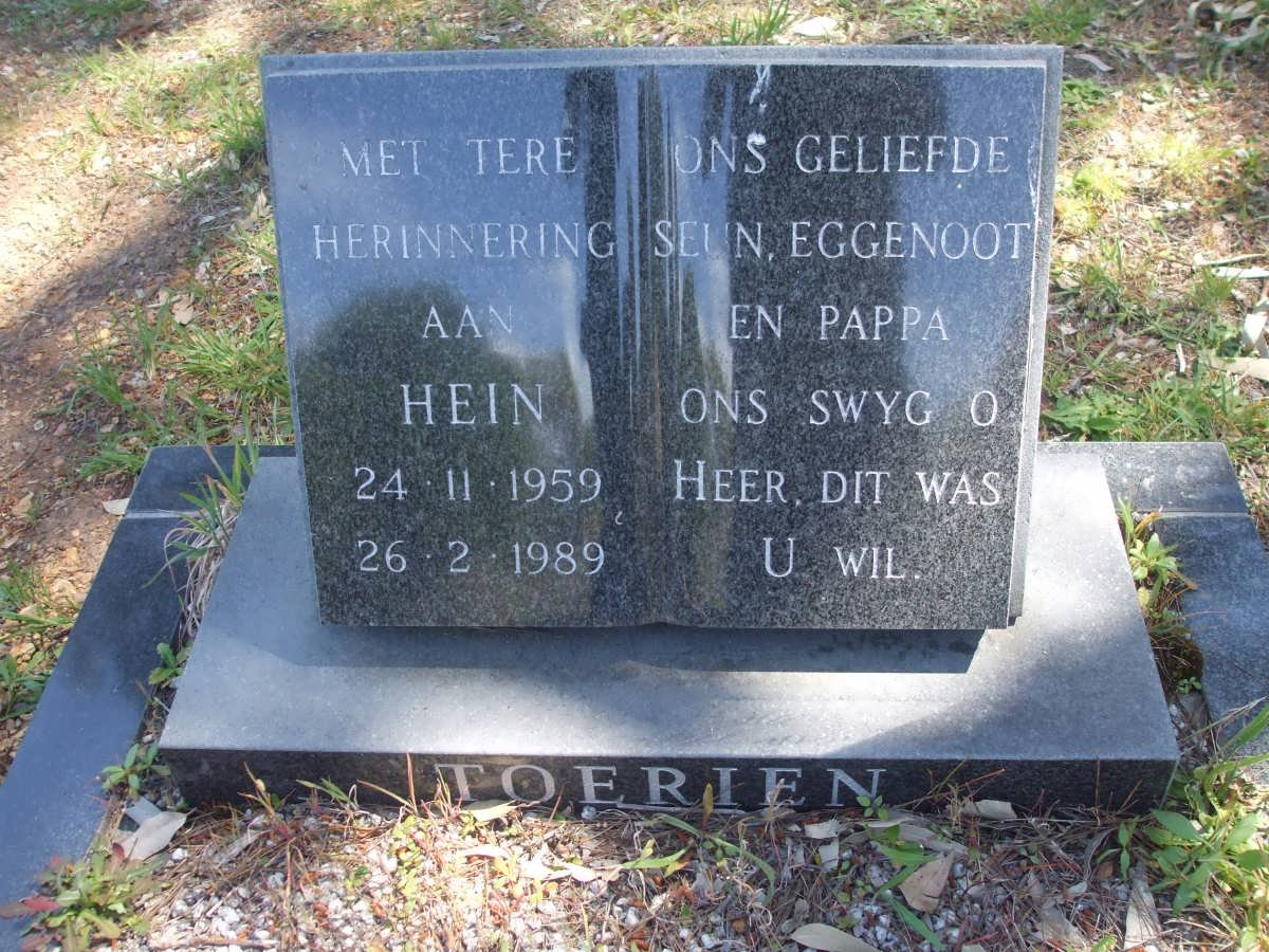 TOERIEN Hein 1959-1989