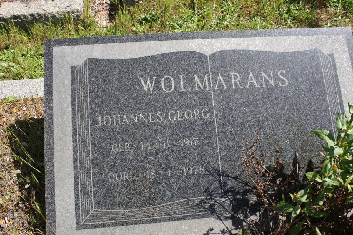 WOLMARANS Johannes Georg 1917-1978