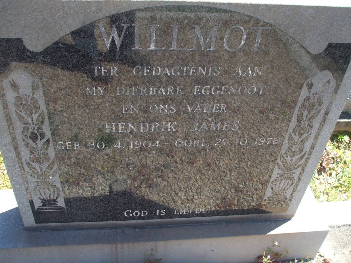WILLMOT Hendrik James 1904-1976