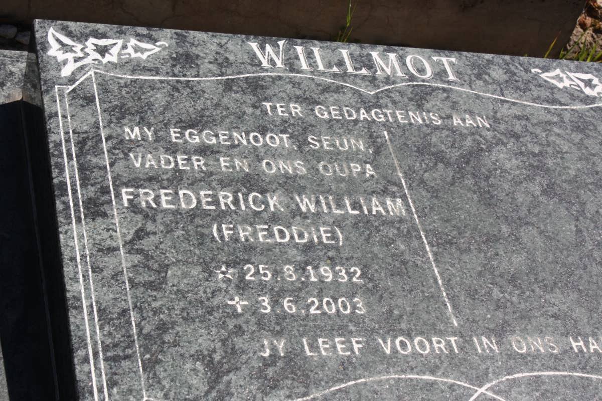 WILLMOT Frederick William 1932-2003