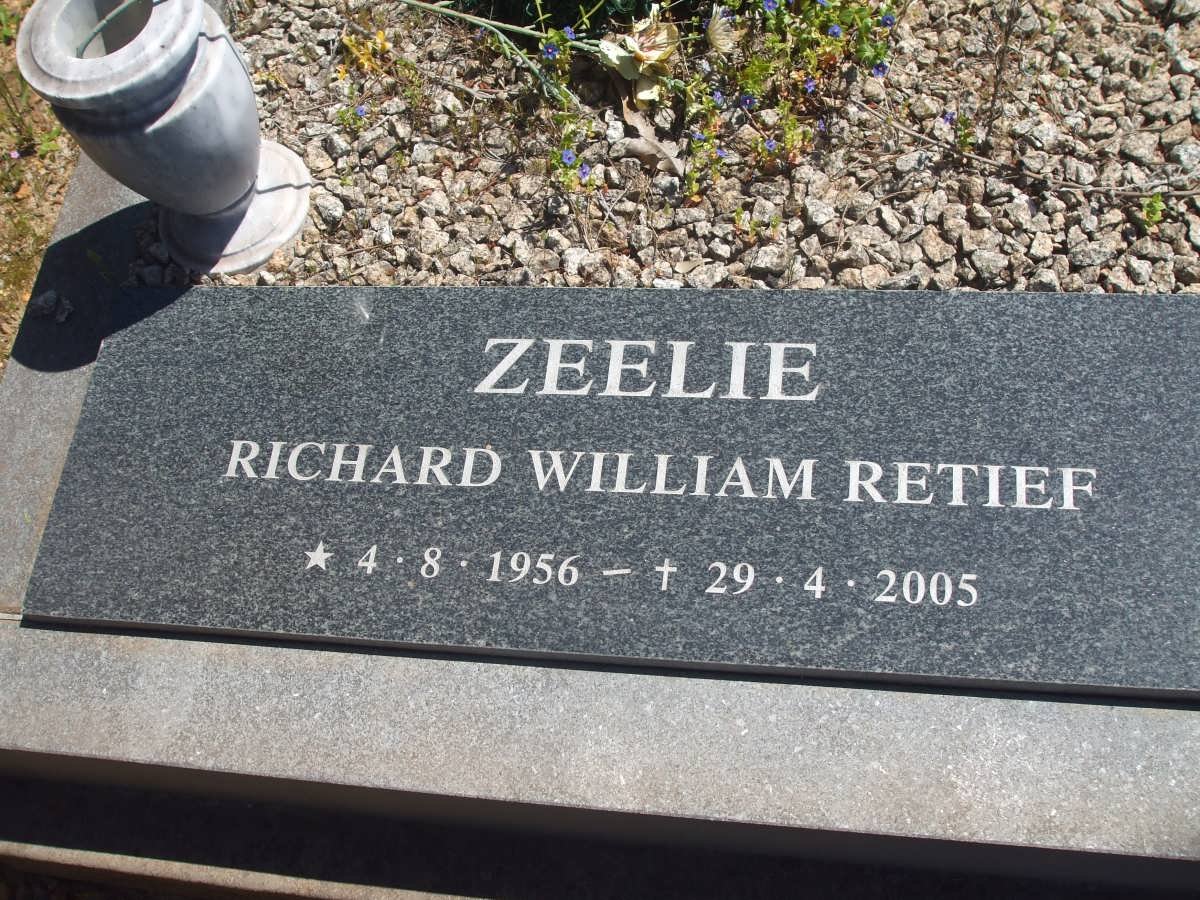 ZEELIE Richard William Retief 1956-2005