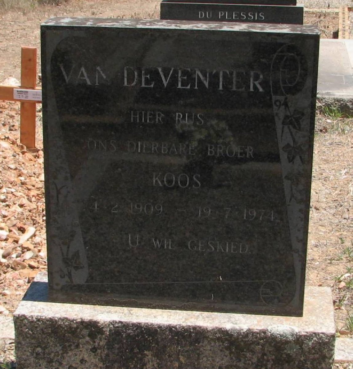 DEVENTER Koos, van 1909-1974