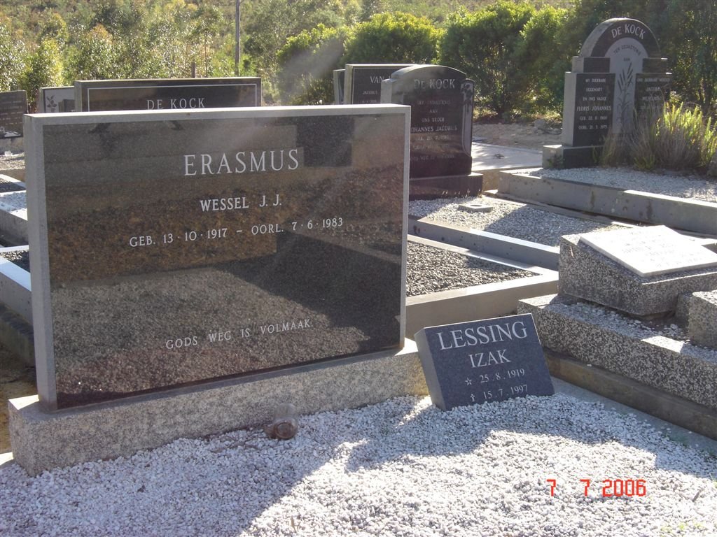 ERASMUS Wessel J.J. 1917-1983 :: LESSING Izak 1919-1997