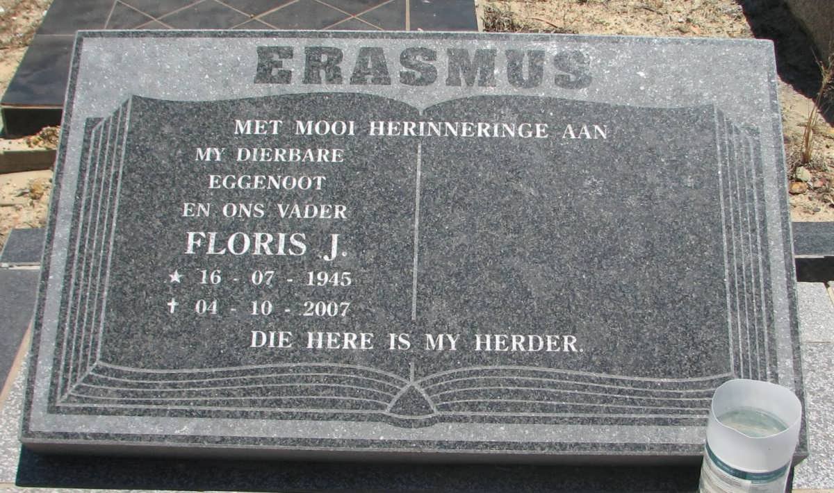 ERASMUS Floris J. 1945-2007