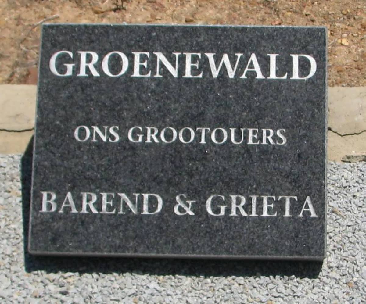 GROENEWALD Barend &amp; Grieta 