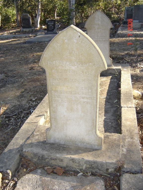 GROENEWALD Martha G.J. 1849-1912