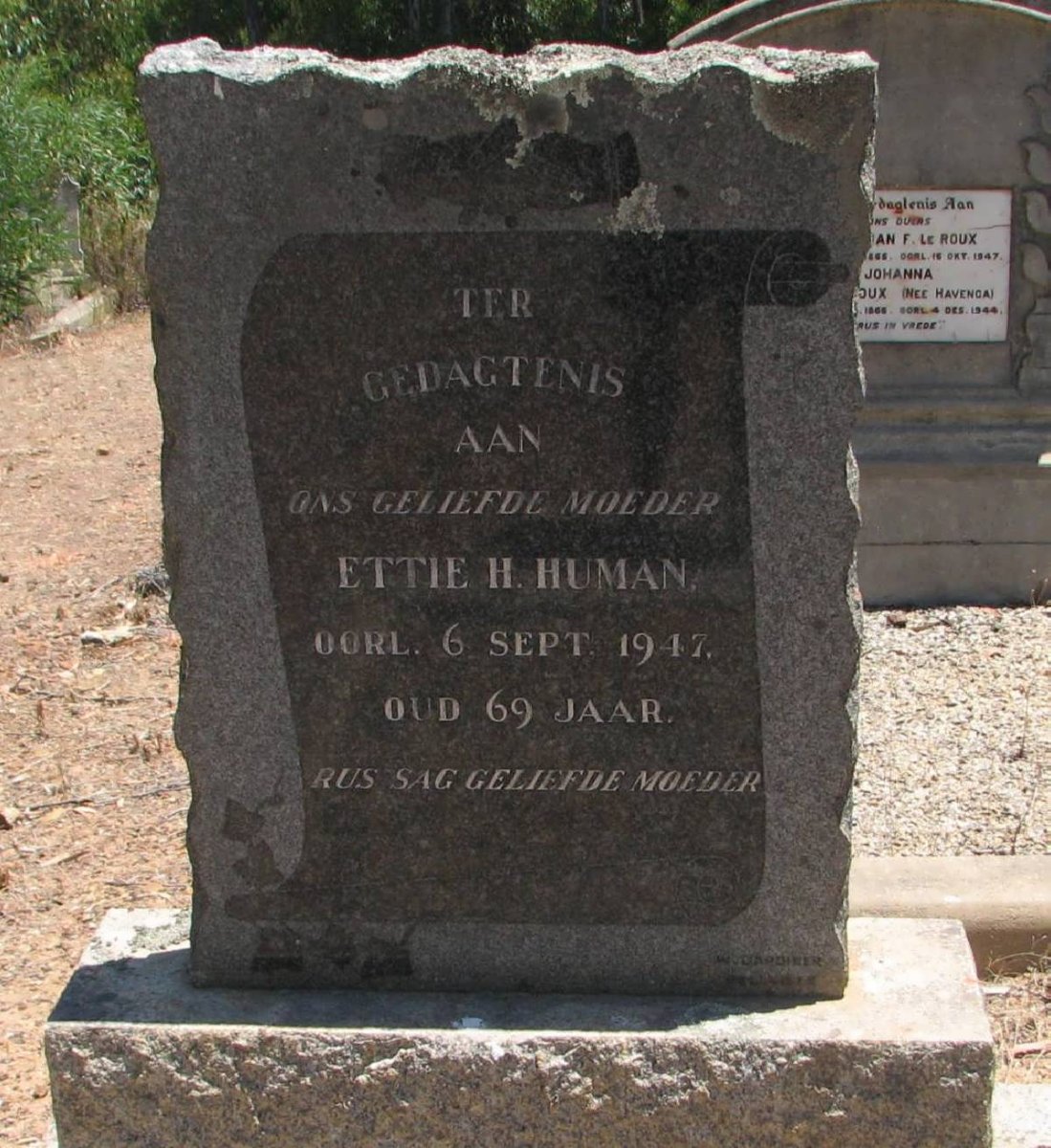 HUMAN Ettie H. -1947