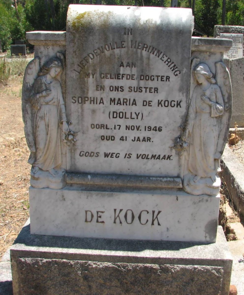 KOCK Sophia Maria, de -1946