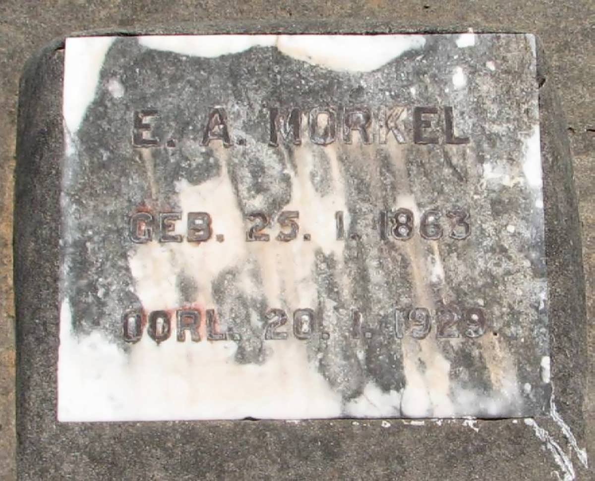 MORKEL E.A. 1863-1929