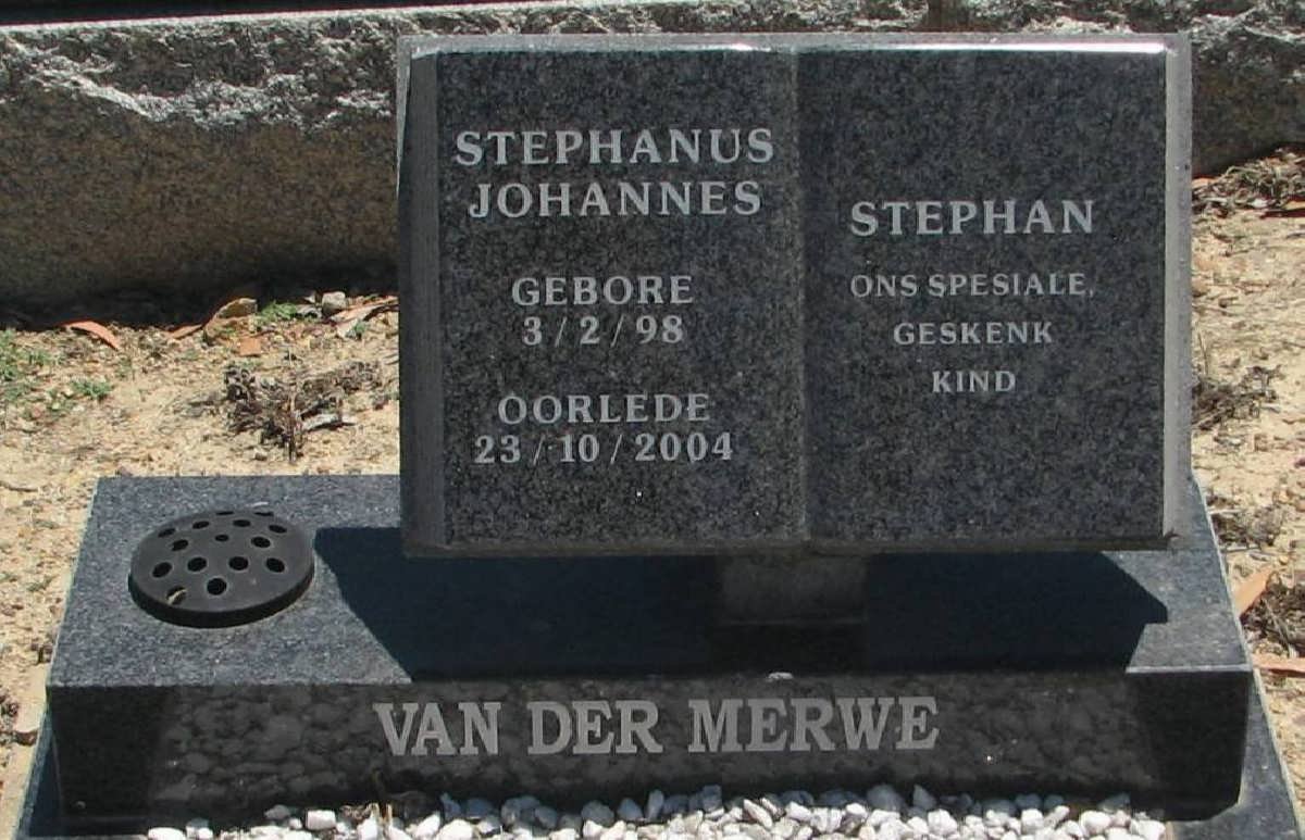 MERWE Stephanus Johannes, van der 1998-2004