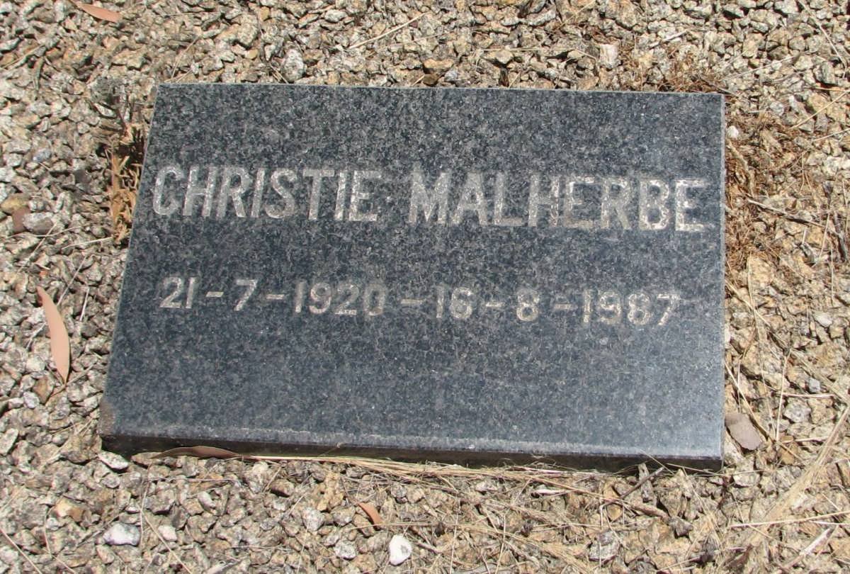 MALHERBE Christie 1920-1987