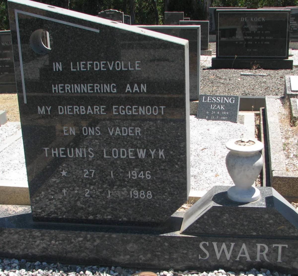 SWART Theunis Lodewyk 1946-1988