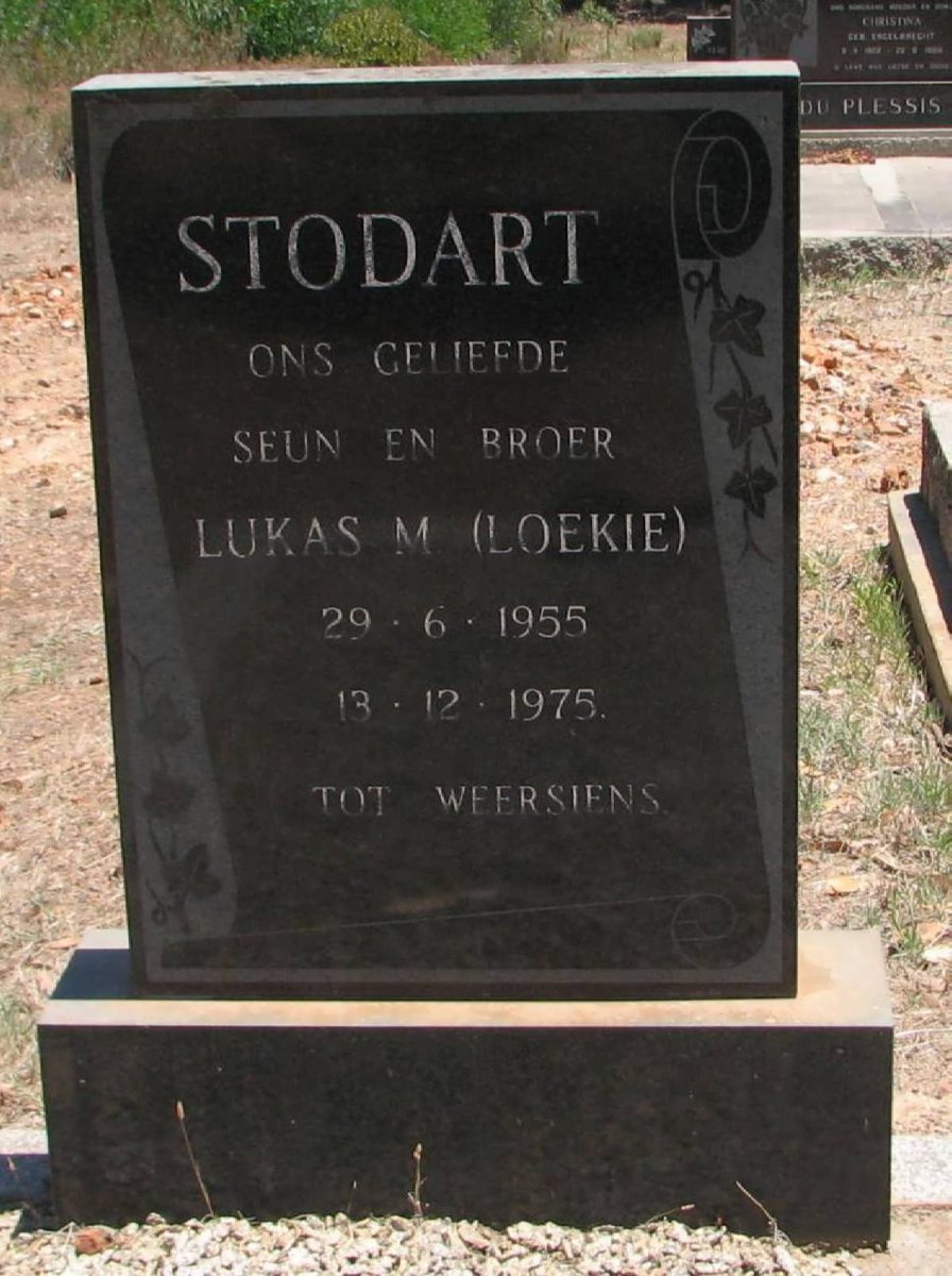 STODART Lukas M. 1955-1975