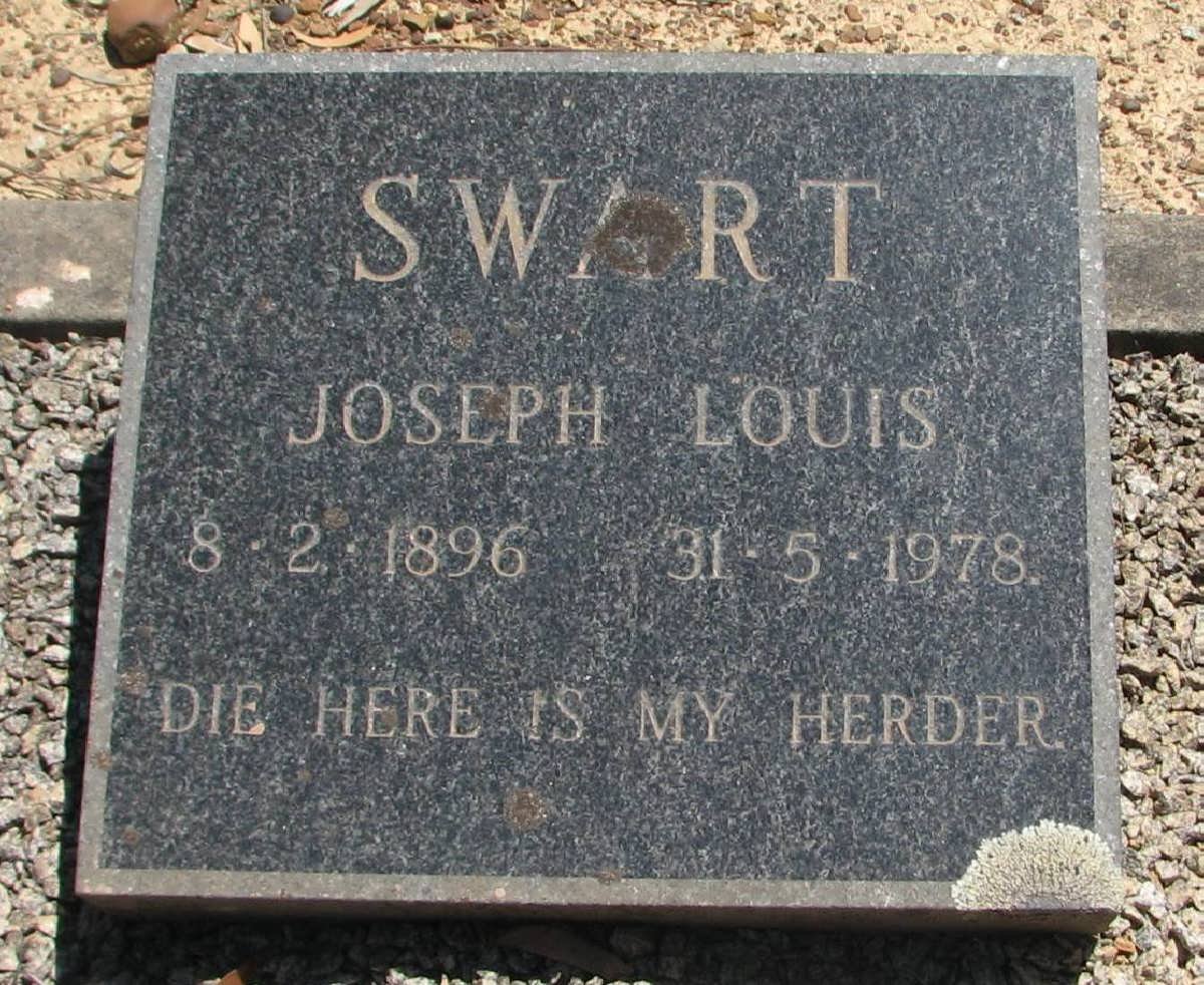 SWART Joseph Louis 1896-1978