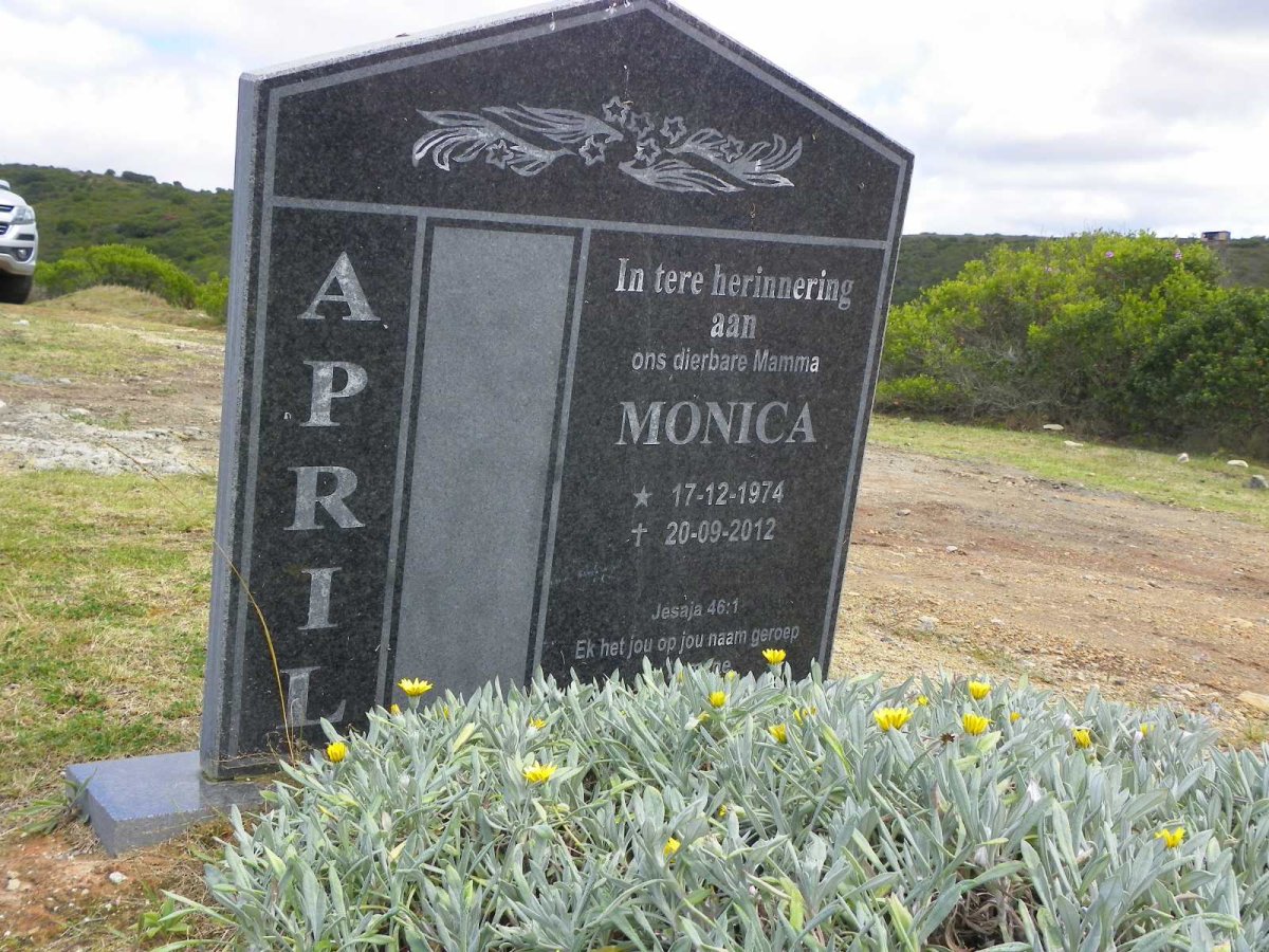 APRIL Monica 1974-2012
