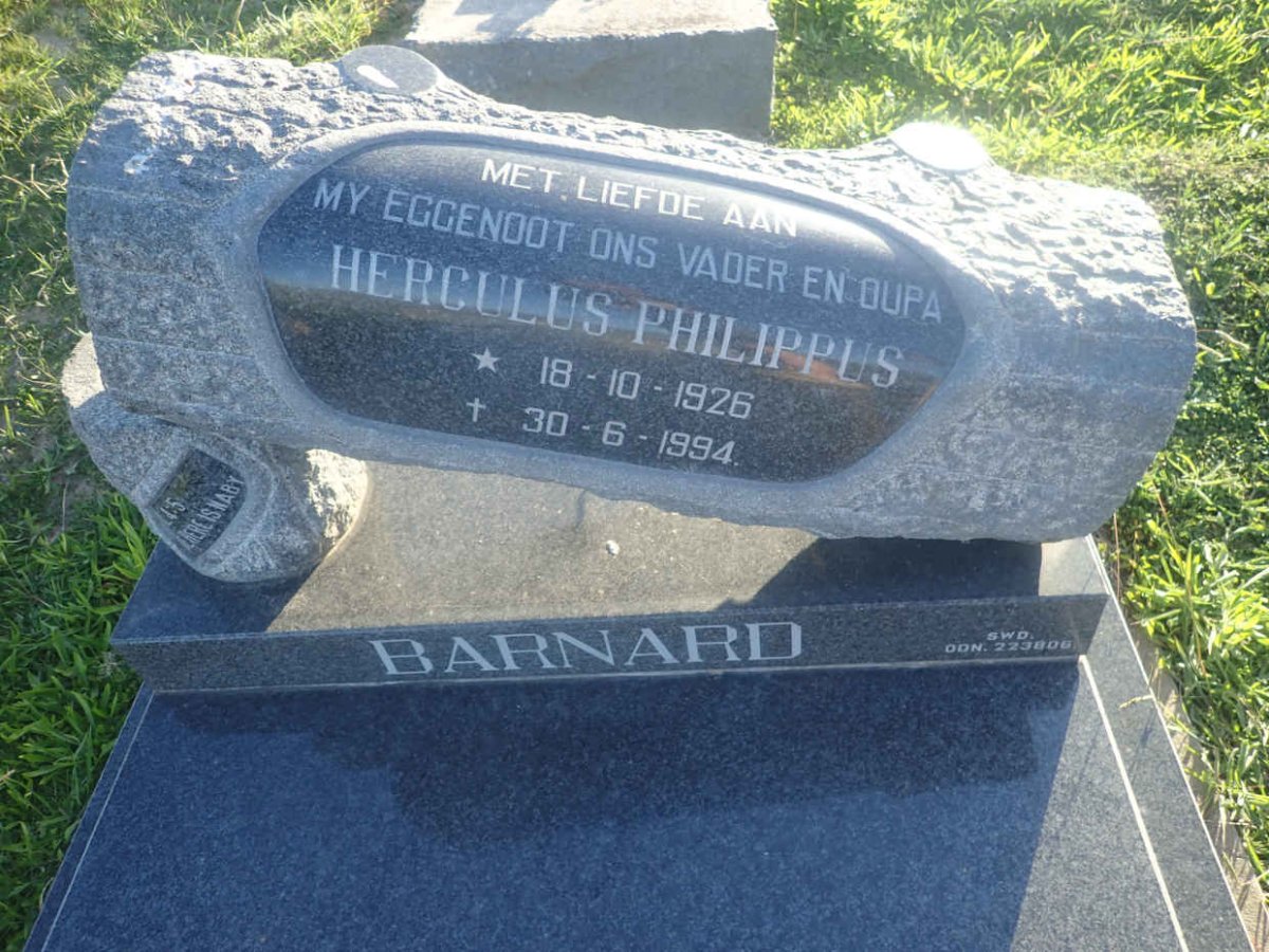 BARNARD Herculus Philippus 1926-1994