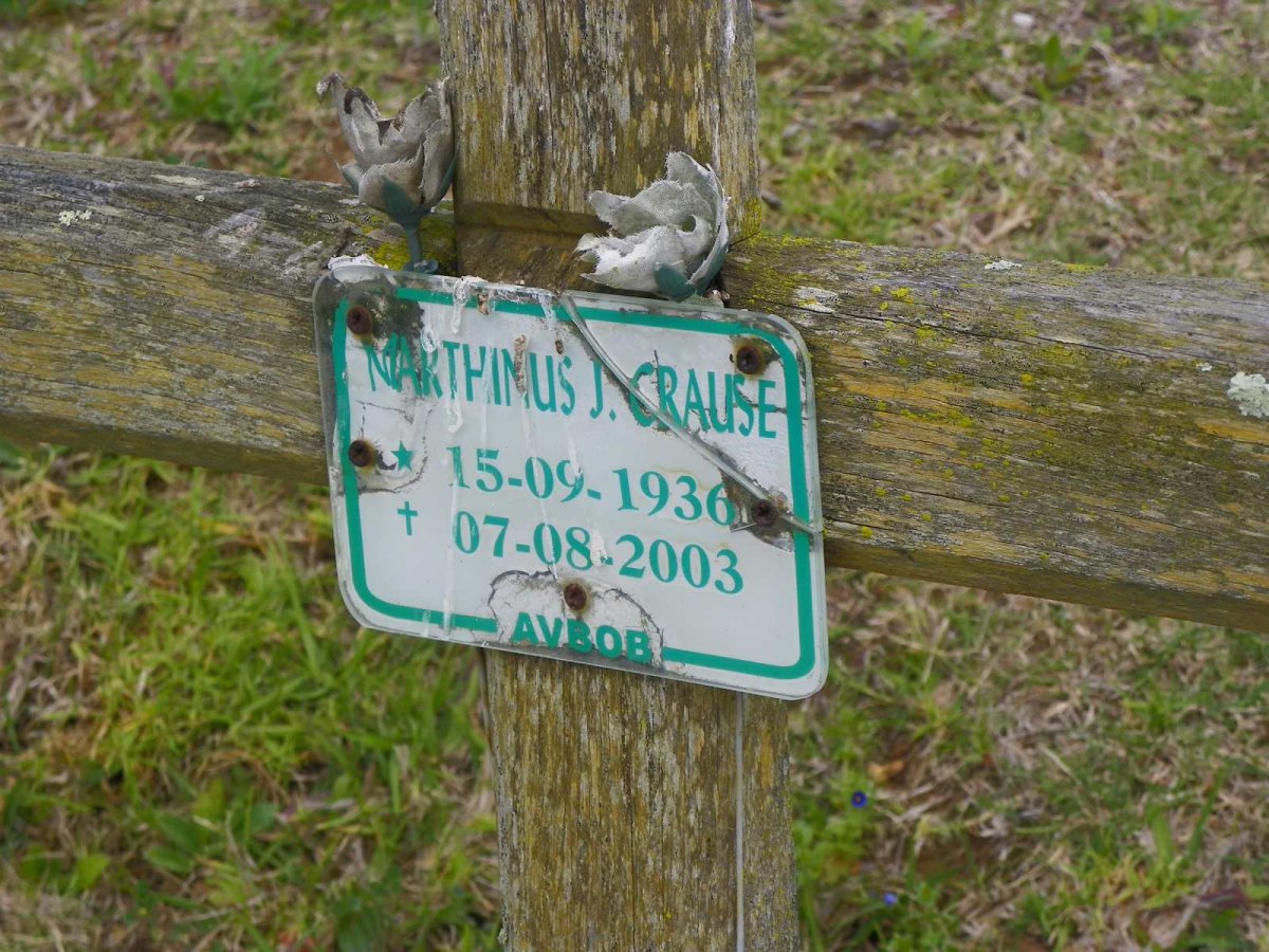CRAUSE Marthinus J. 1936-2003