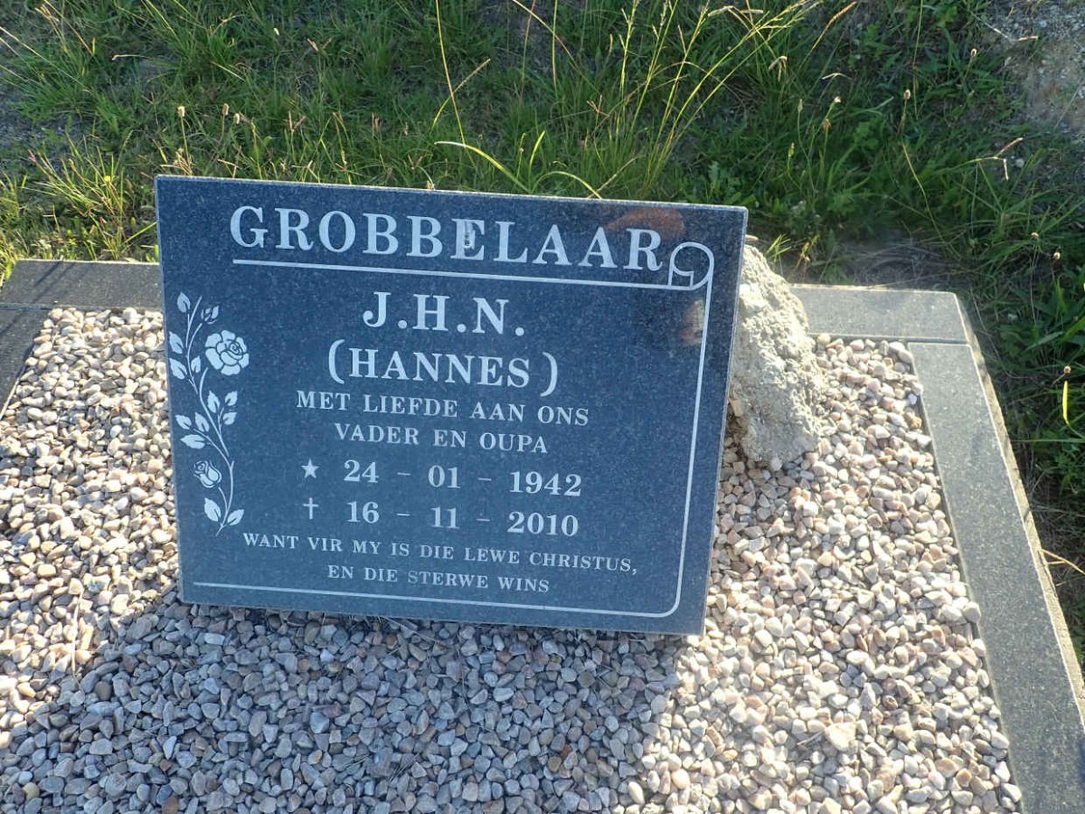 GROBBELAAR J.H.N. 1942-2010