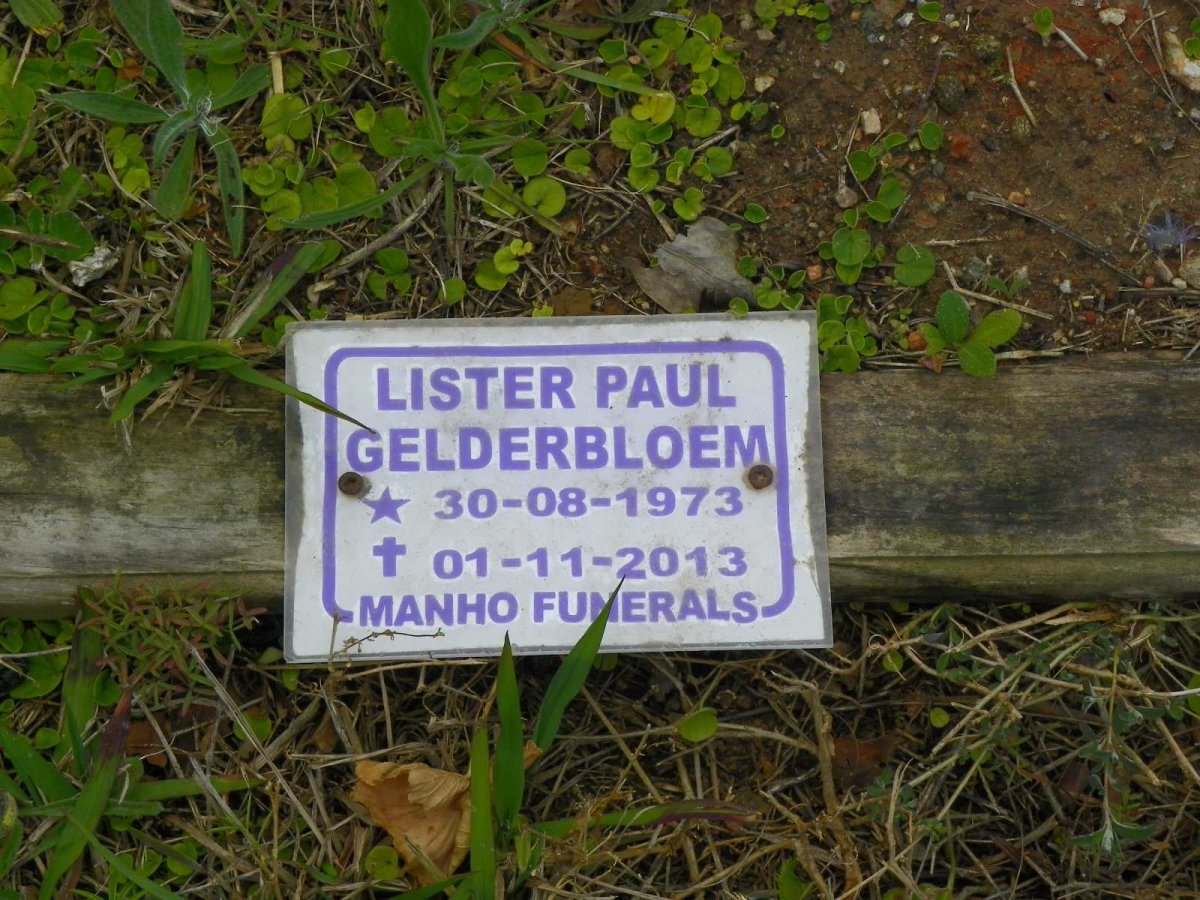 GELDERBLOEM Lister Paul 1973-2013