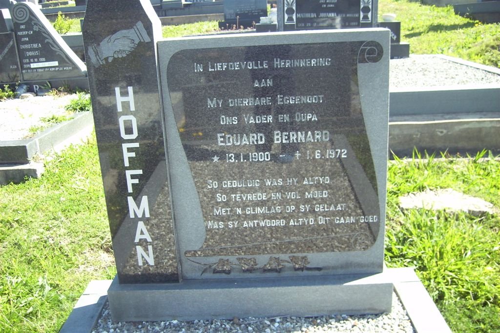 HOFFMAN Eduard Bernard 1900-1972