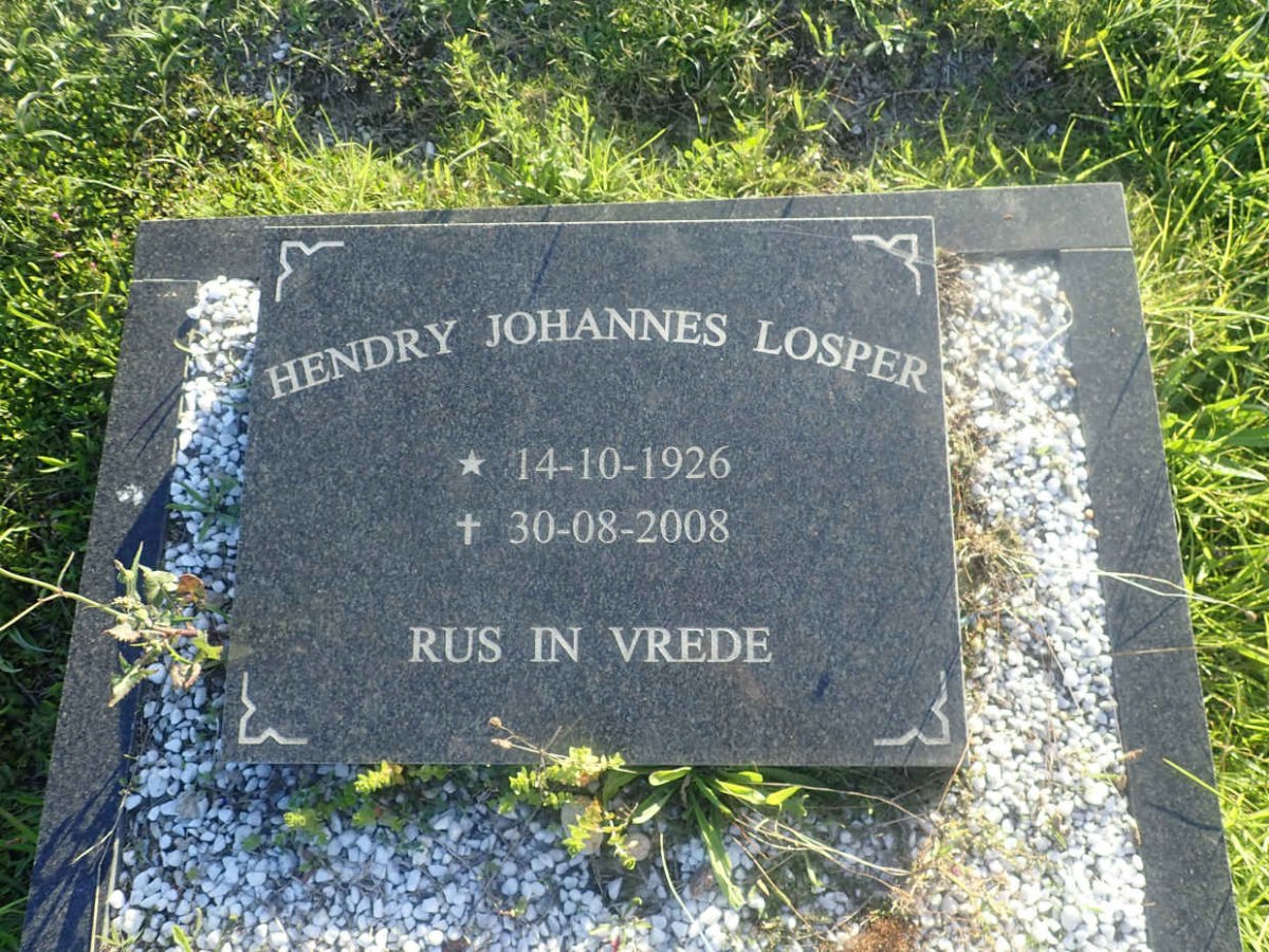 LOSPER Hendry Johannes 1926-2008