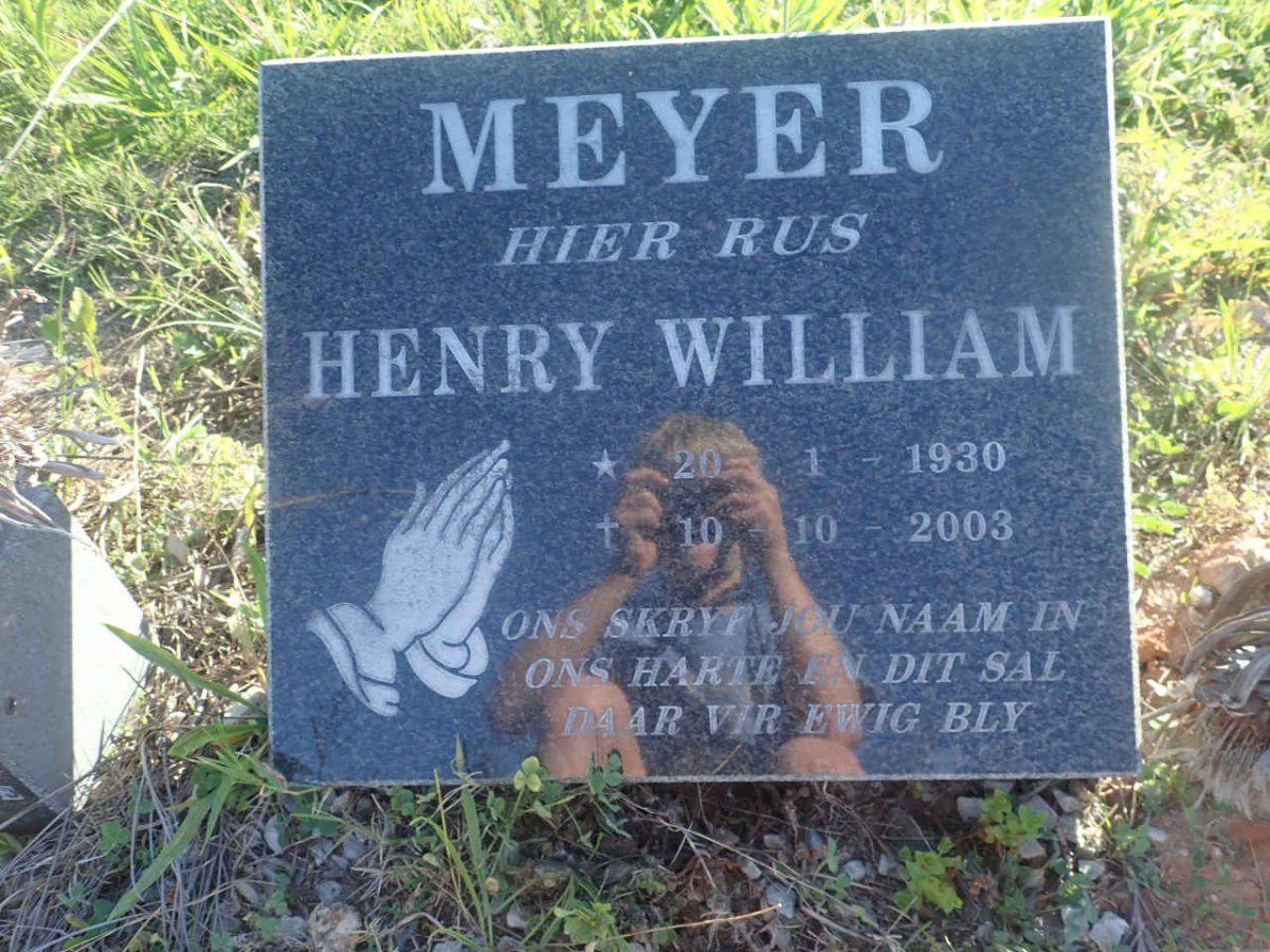 MEYER Henry William 1930-2003