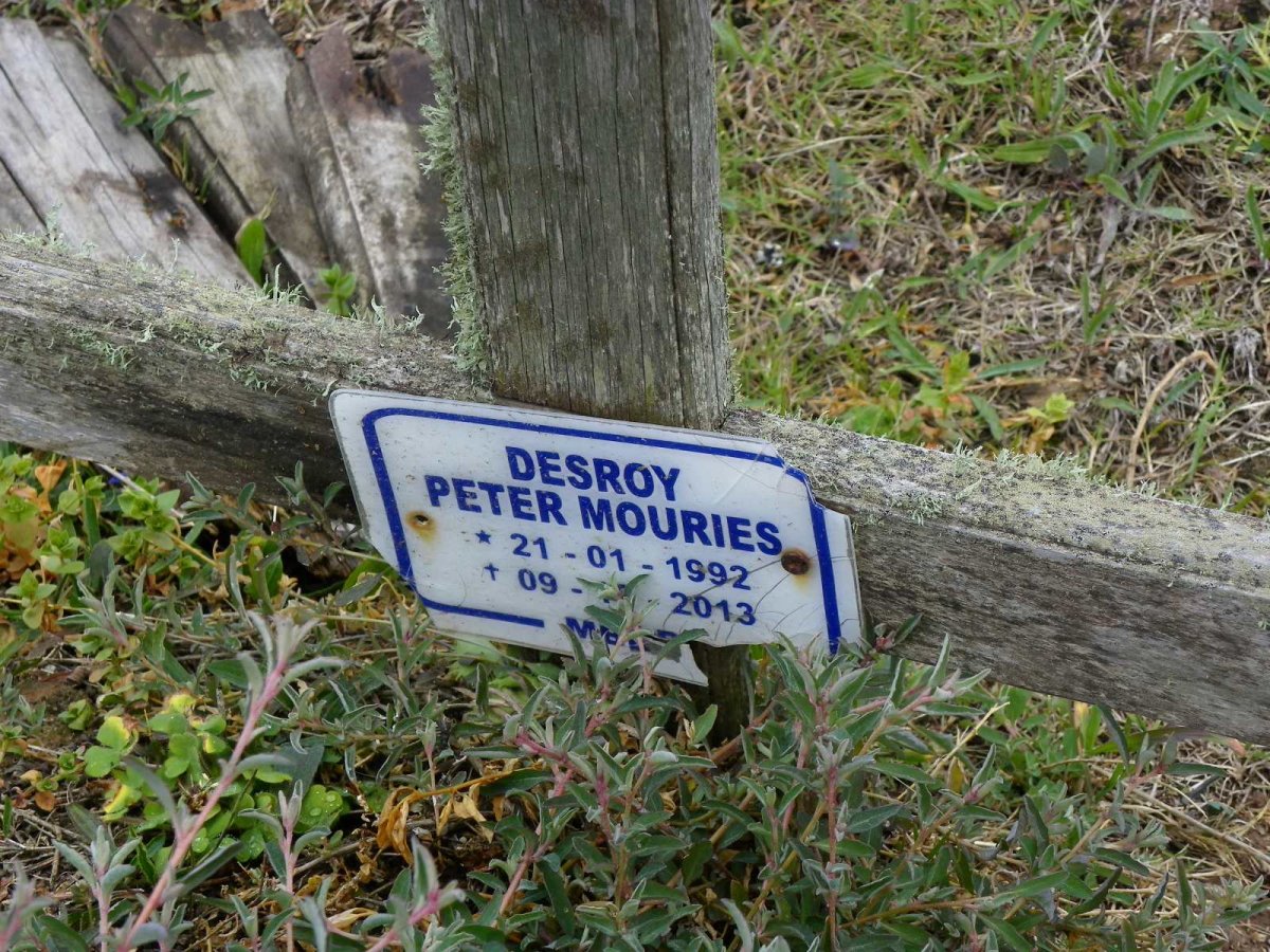 MOURIES Desroy Peter 1992-2013