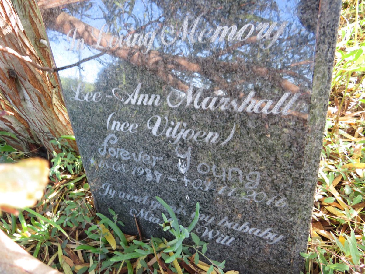 MARSHALL Lee-Ann nee VILJOEN 1987-2016