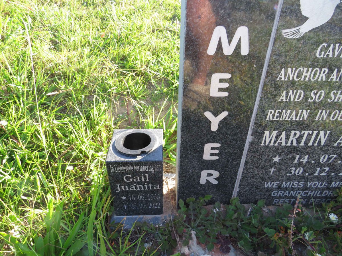 MEYER Gail Juanita 1955-2022 :: MEYER Martin