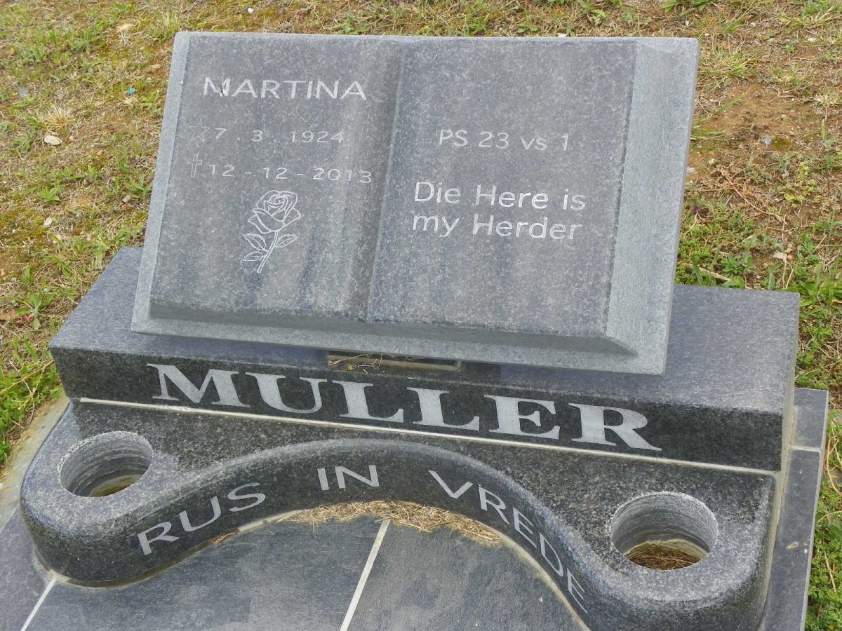 MULLER Martina 1924-2013
