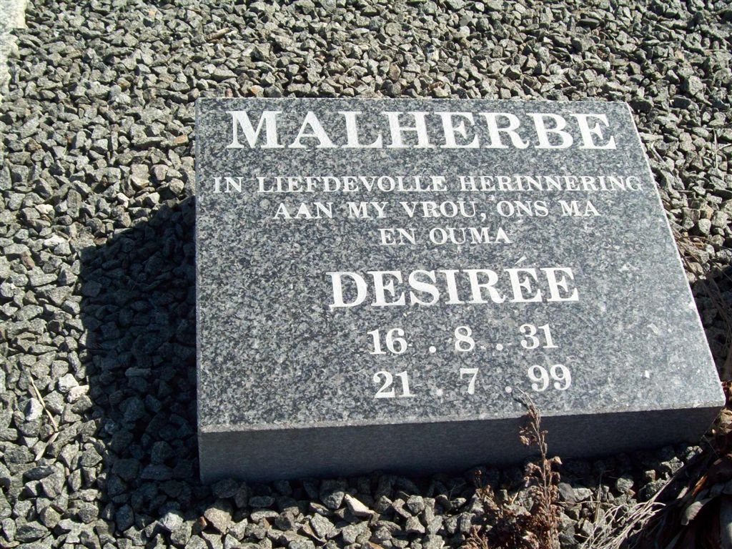 MALHERBE Desiree 1931-1999