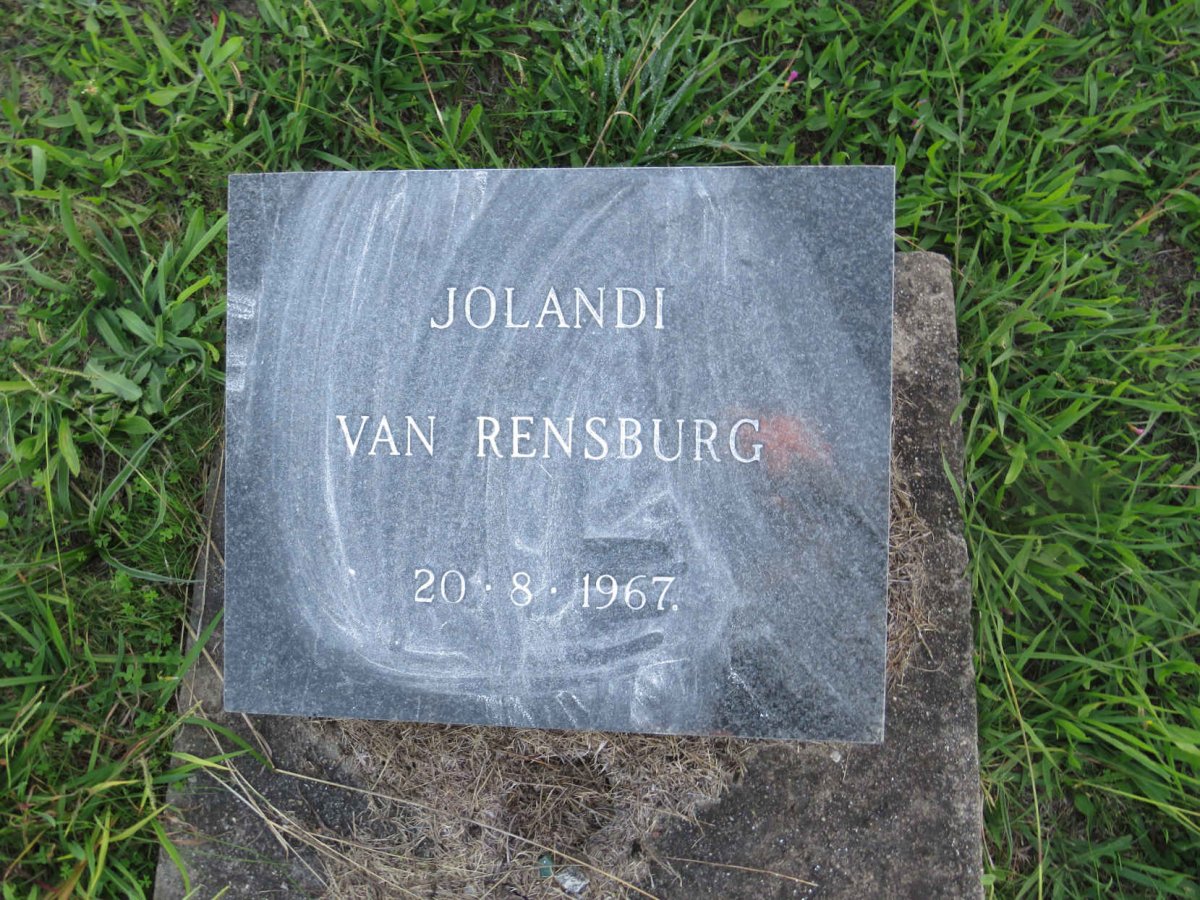 RENSBURG Jolandi, van -1967