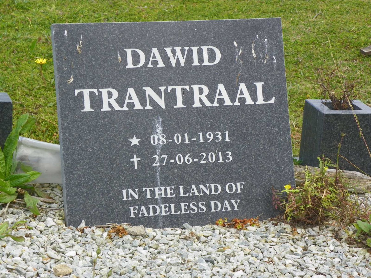 TRANTRAAL Dawid 1931-2013